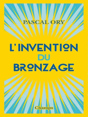 cover image of L'invention du bronzage